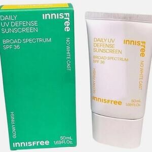 Innisfree Daily UV Defense Sunscreen Broad SPF 36 No White Cast 1.69oz